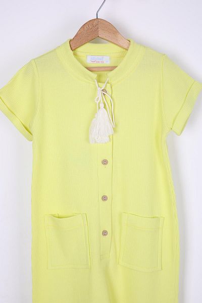 Babyhola Girl's Boy's Casual Seersucker Jumpsuit 1706