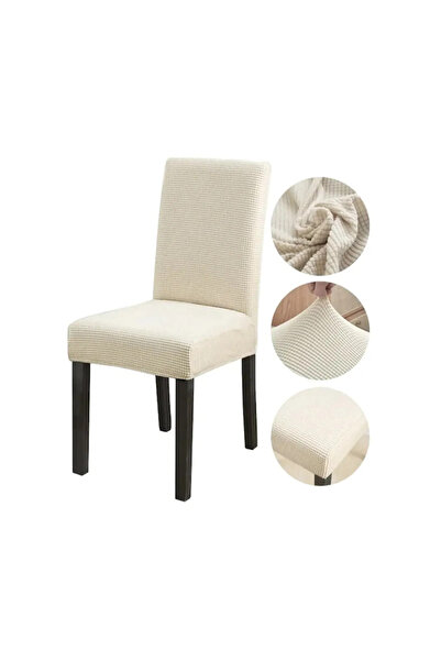 ELHOŞ Elhos 6 Pieces Chair Cover Washable Lycra Flexible Elastic Chair CoverC...