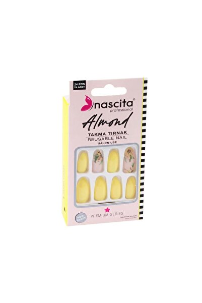 nascita 24'lü Almond Renkli Takma Tırnak - 153