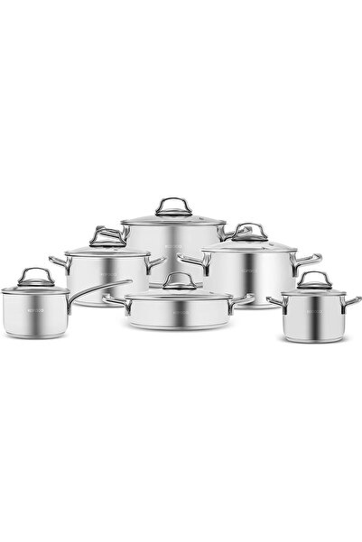 Karaca 12 Parça Çelik Tencere Seti