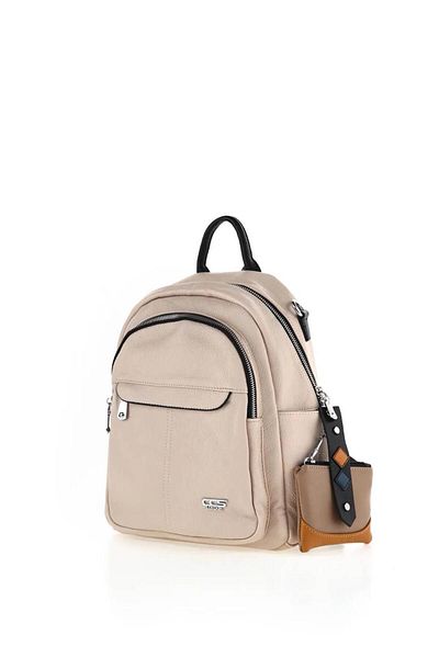 ÇÇS Czech Women's Backpack Beige 16829