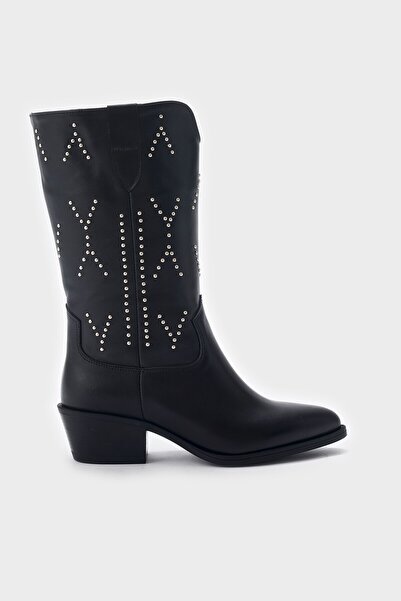 Louis Cardy Eyra Siyah Hakiki Deri Kadın Bot