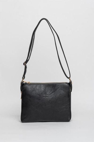 Jacquline IM332-7 Crossbody Bag Black