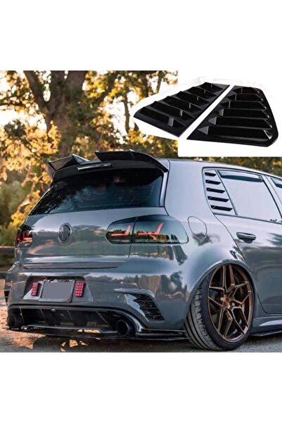 HYM TUNİNG GOLF 6 KELEBEK CAM VİZÖRÜ PARLAK SİYAH İTHAL ÜRÜN A+KALİTE