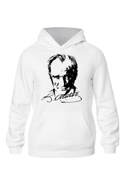 ADA BEBEK ÇOCUK Φούτερ με κουκούλα με στάμπα Ataturk Unisex