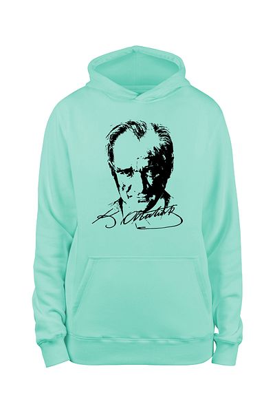 ADA BEBEK ÇOCUK Φούτερ με κουκούλα με στάμπα Ataturk Unisex
