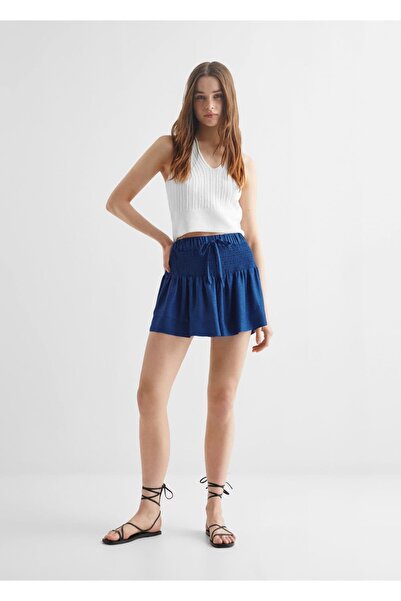 Mango Teen Bluză decupată cu coaste