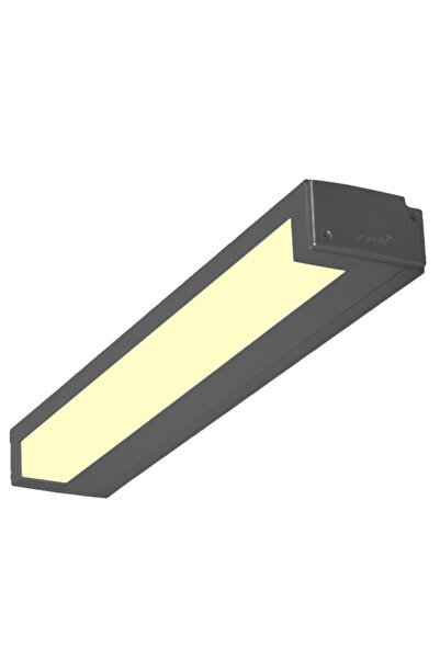 Pamir Aydınlatma Pamir LED Ayna Üstü Aplik 34cm Siyah Gövde Aydınlatma Armatürü