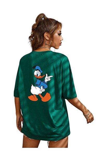 BENROMA Duck Printed duckersize Black T-shirt