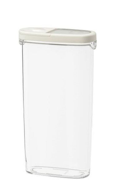 IKEA White 365+ Food Storage Container - 8X30 Cm, 2.3 L Long