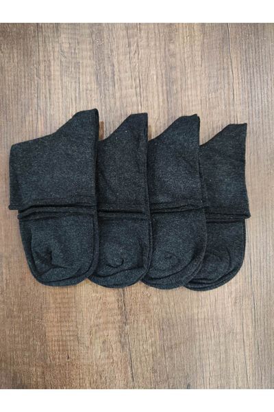 Leement socks Мъжки 4 чифта нееластични чорапи безшевни памучни половин крак
