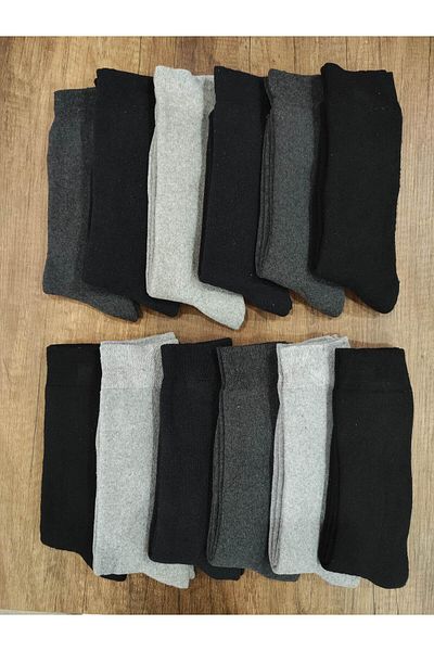Leement socks Мъжки чифт от 12 зимни дебели хавлиени чорапи, памучни