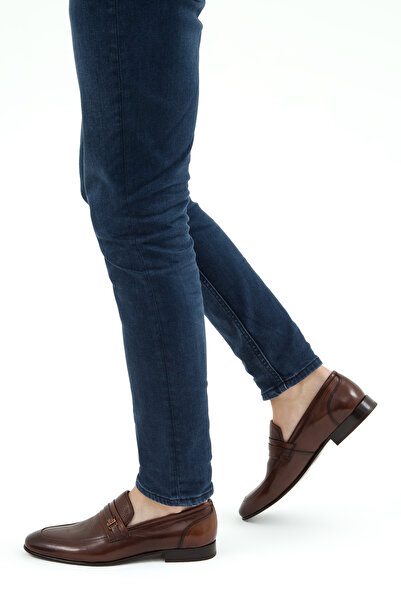 Tamer Tanca Erkek Hakiki Deri Makosen Ayakkabı 537 3073 Erk Ayk Sk21-22