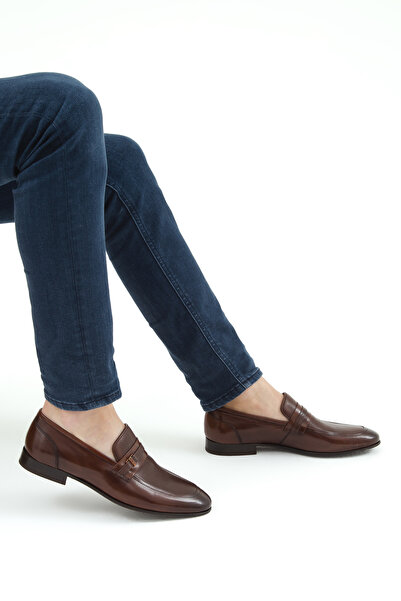 Tamer Tanca Erkek Hakiki Deri Makosen Ayakkabı 537 3073 Erk Ayk Sk21-22
