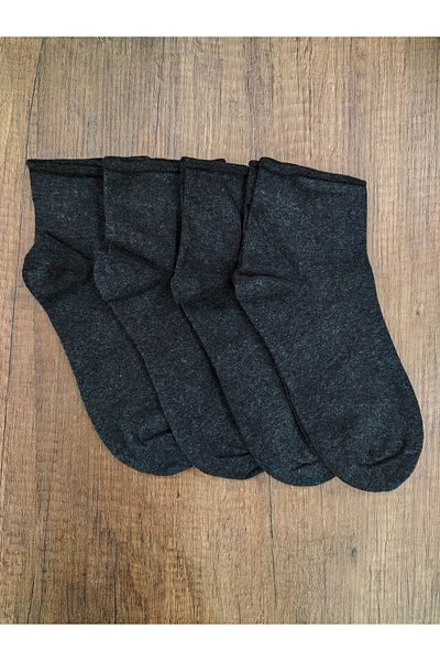 Leement socks Мъжки 4 чифта нееластични чорапи безшевни памучни половин крак