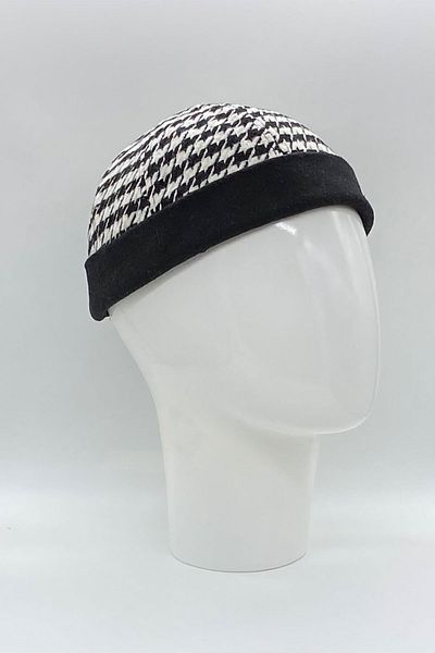 Hoppe Winter Stamp Retro Hip Hop Dockers Brimless Kipa Skullcap Hat Cap