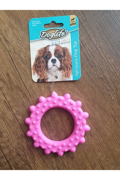 PatiBeurre لعبة حلقة مطاطية للكلاب DOGLIFE، لعبة الكلب، لعبة عض الكلاب المطاطية