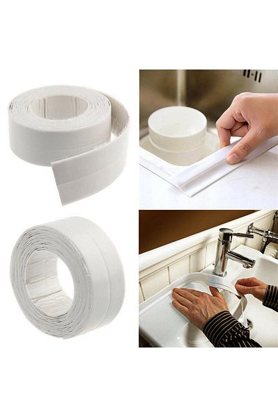 Webinay Home 3.2 Meters White Waterproof Tape Sink Edge Kitchen Tape