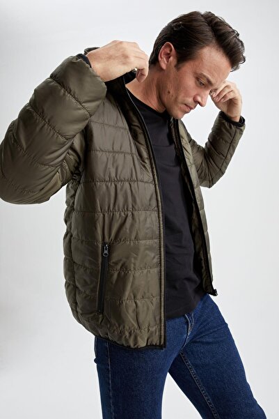 DeFacto Větruodolná vodoodpudivá plyšová bunda s kapucí