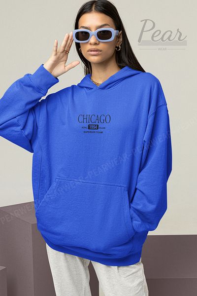 Pear Wear Γυναικείο φούτερ με στάμπα Chicago