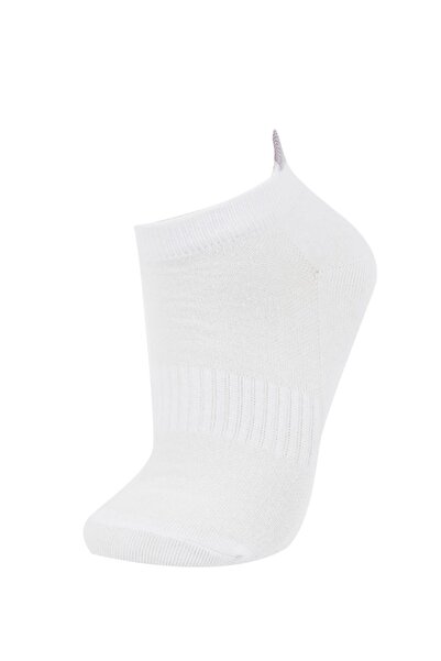 DeFacto Women's 3-Piece Cotton Booties Socks