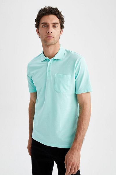 DeFacto Tricou din bumbac pieptănat cu decor relaxat