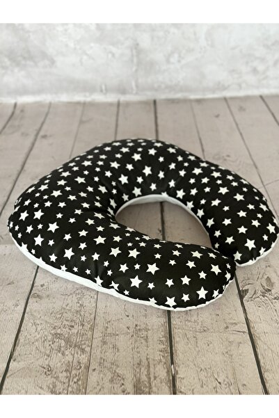 JUNİPERUS Çift Taraflı Emzirme Yastığı Bebek Destek Minderi Hamile Yastığı