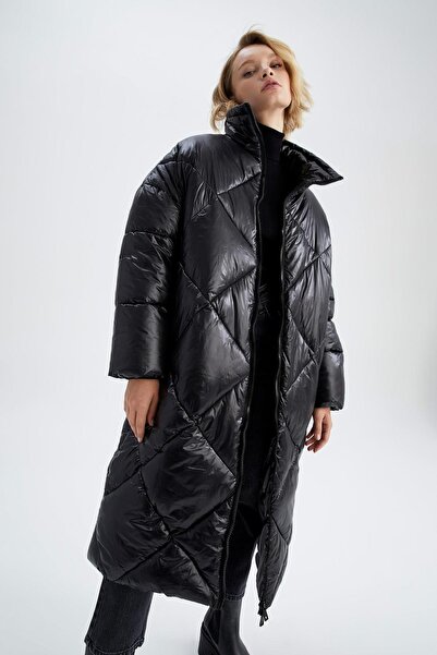 DeFacto Thermal Insulated Water Repellent Oversize Fit Coat X5530Az22Wn