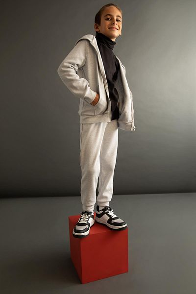 DeFacto Boy's Textured Jogger Tracksuit Bottom