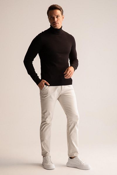 DeFacto Slim-Fit-Rollkragenpullover aus Strick R1124az22wn