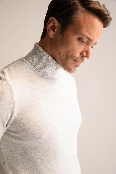 DeFacto Slim Fit Turtleneck Knitwear Sweater R1124az22wn