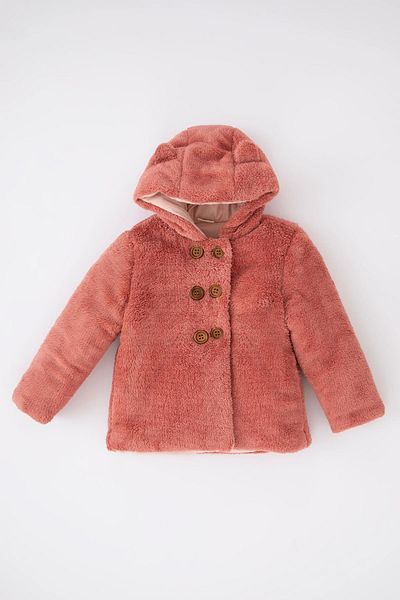 DeFacto Baby Girl Hooded Coat