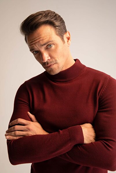 DeFacto Slim Fit Half Turtleneck Knitwear Sweater R1127az22wn