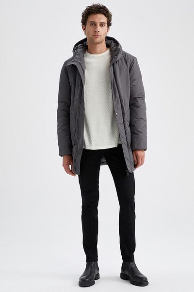 DeFacto Oversize Fit Hooded Windproof Warmtech Thermal Insulated Waterproof Thick Coat