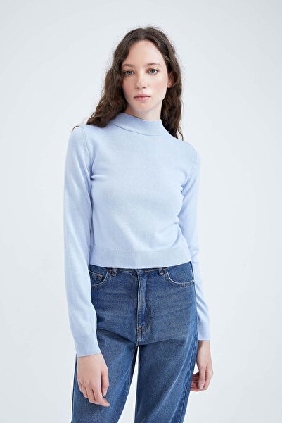 DeFacto Slim Fit Yarım Balıkçı Yaka Kazak