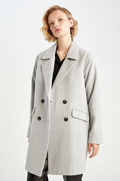 DeFacto Oversize Fit Kaşe Παλτό