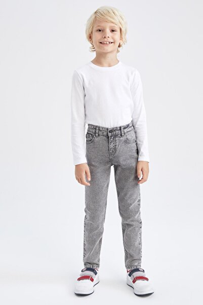 DeFacto Chlapecké džínové kalhoty Slim Fit Straight Legs X8852a622wn