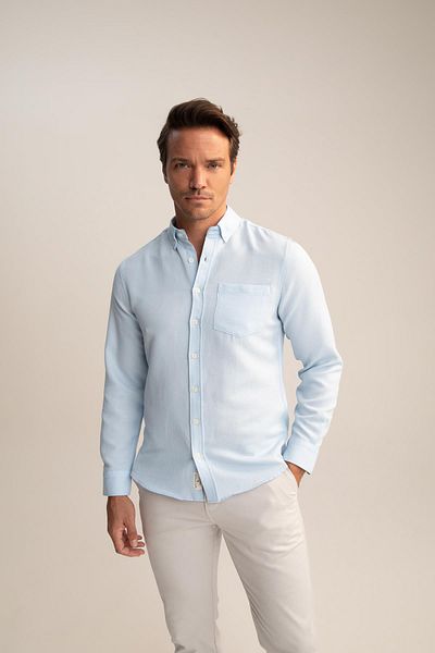 DeFacto Slim Fit Long Sleeve Shirt