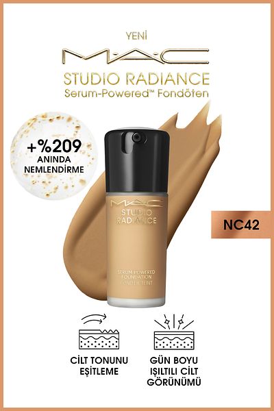 M.A.C Studio Radiance NC42 Powered™ Plump and Radiant Skin Serum Foundation 30 ml