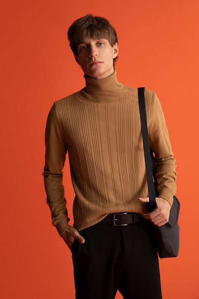 DeFacto Slim Fit Slim Fit Rollkragenpullover Rollkragenpullover X7391az22au