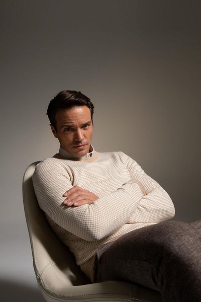 DeFacto Slim Fit Crew Neck Πλεκτό Πουλόβερ