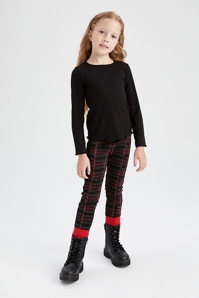 DeFacto Karierte lange Leggings für Mädchen X7914a622au