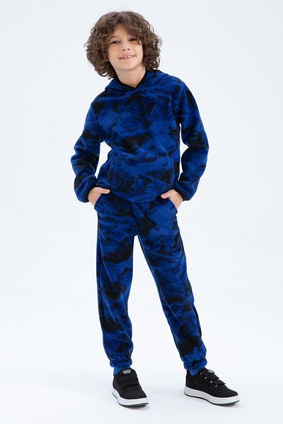 DeFacto Boys' Patterned Fleece Sweatpants