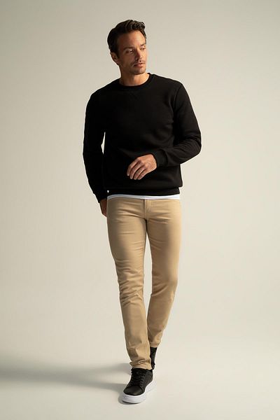 DeFacto Extra Slim Fit Basic Chino Trousers