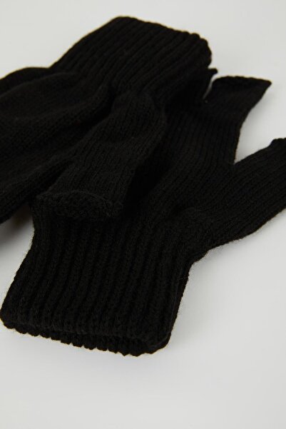 DeFacto Men's Knitwear Cut-Tip Gloves