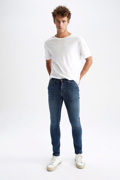 DeFacto Τζιν παντελόνι Super Skinny Extra Tight Fit Normal Waist Extra στενό πόδι