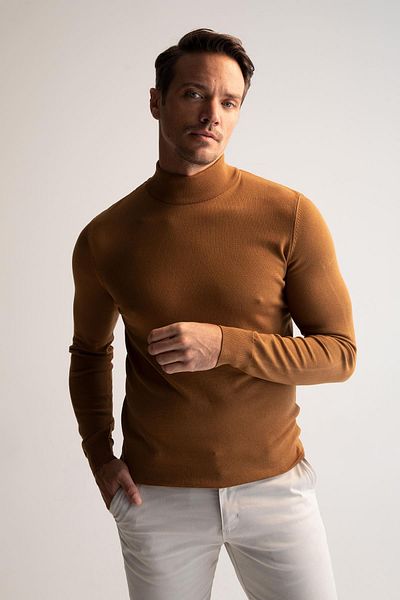 DeFacto Premium Regular Fit Half Turtleneck Turtleneck Knitwear Sweater