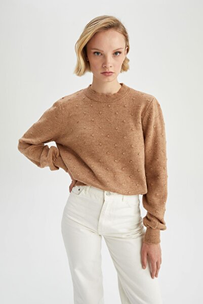 DeFacto Relax Fit Crew Neck Sweater