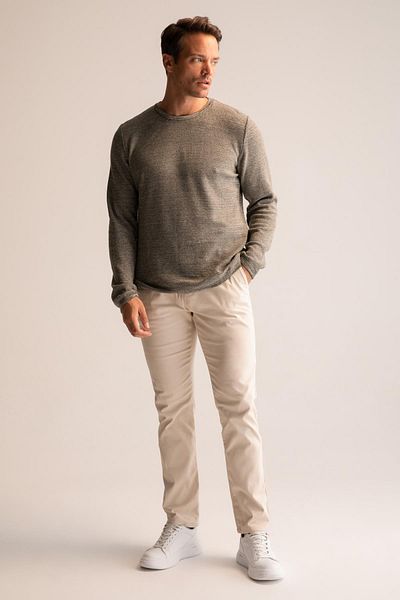 DeFacto Regular Fit Crew Neck Knitwear Sweater