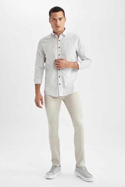 DeFacto Άνετο παντελόνι S2482az22au με λεπτή εφαρμογή